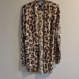H&M Animal Print Cardigan